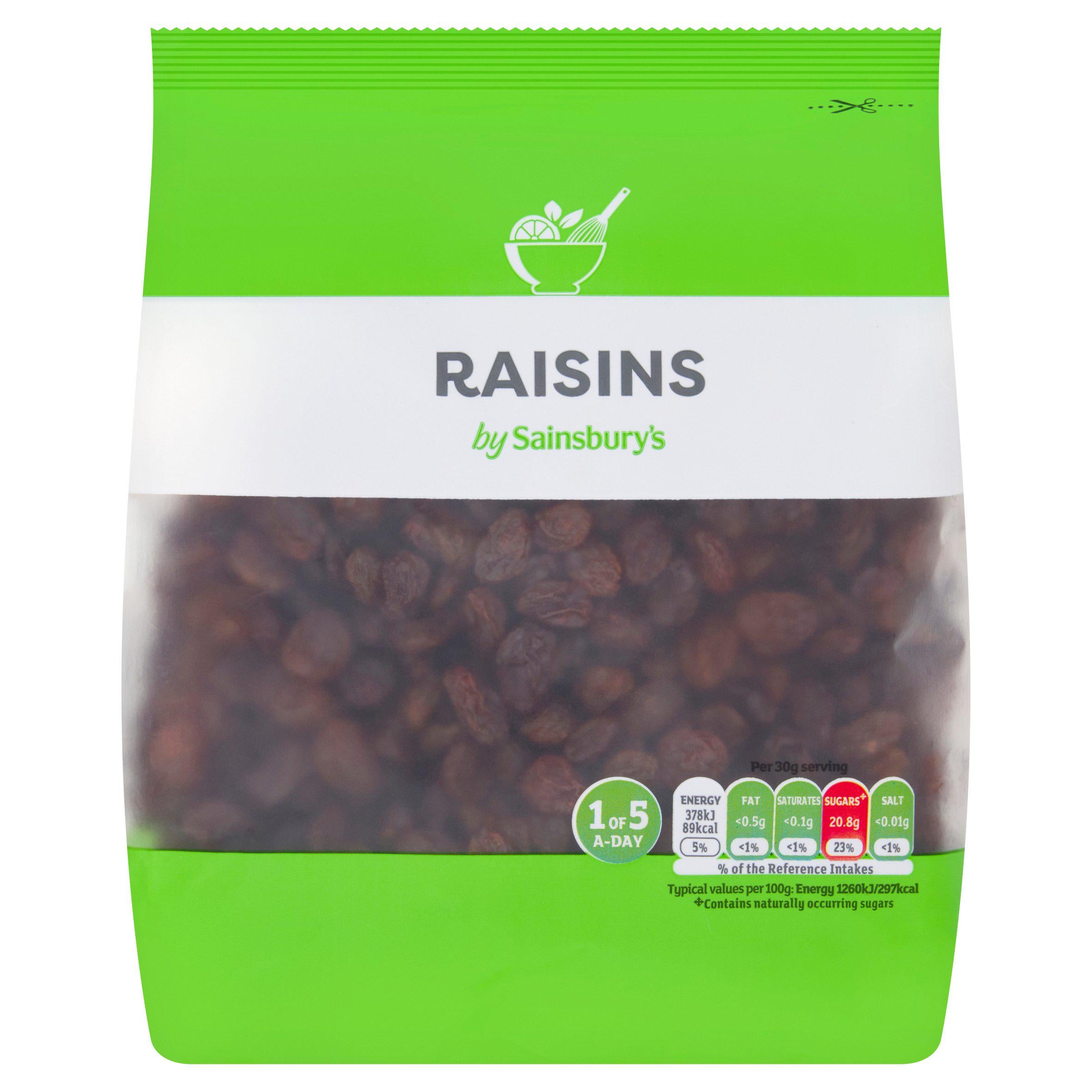 Sam's Raisins Sainsbury's Raisins, Seedless 500g – London Food Hall