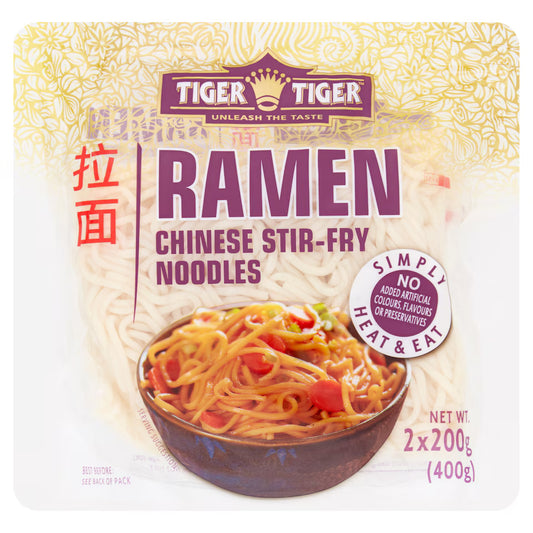 Tiger Tiger Ramen Chinese Stir-Fry Noodles (2X200G)