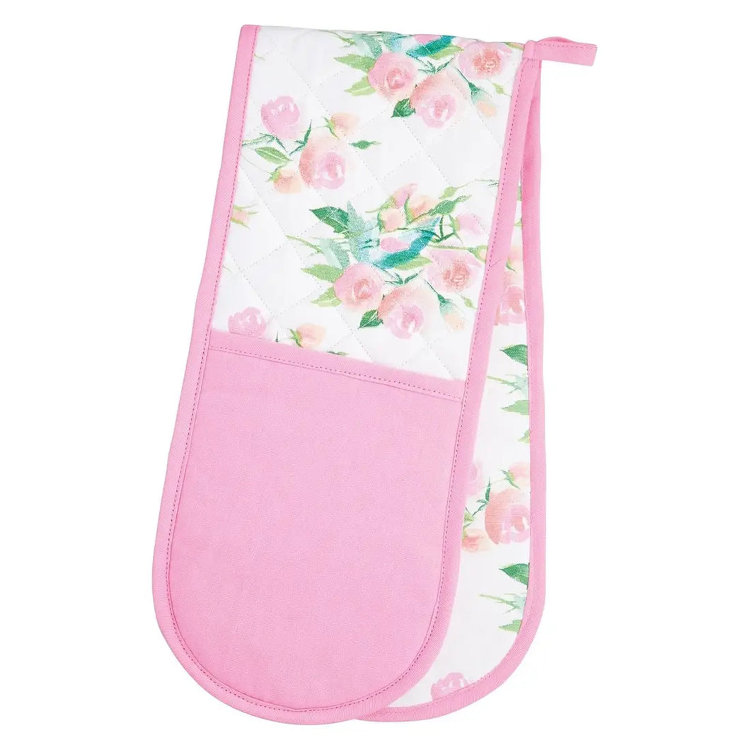 Rose Pink Double Oven Glove