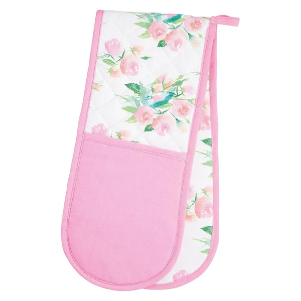 Rose Pink Double Oven Glove