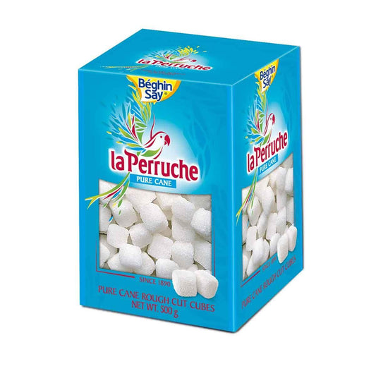 La Perruche Pure Cane Rough Cut Sugar Cubes - White 500G
