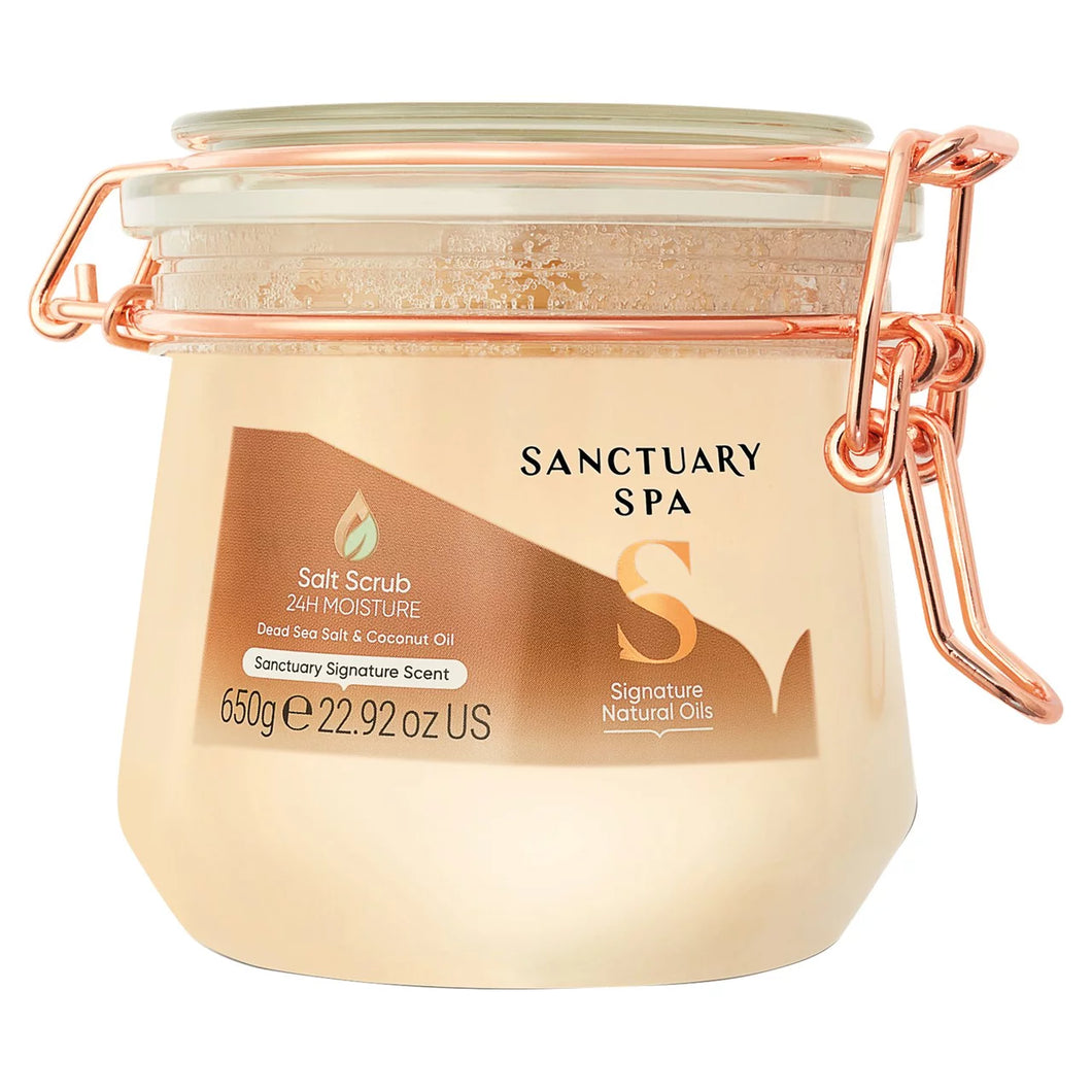 Sanctuary Spa Signature Natural Oils Salt Scrub, 650g
