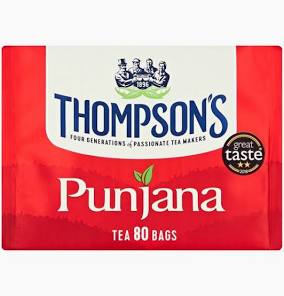 Thompsons 80 Punjana Tea Bags, 250g