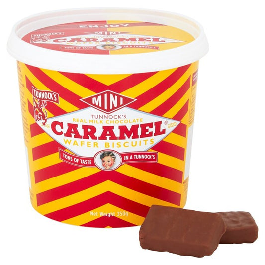 Tunnock's Mini Caramel Wafers - Tub 350G