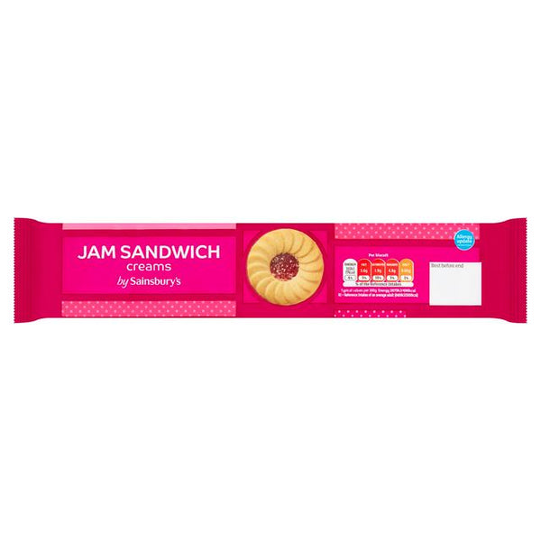 Sainsbury's Jam Sandwich Creams, 150g