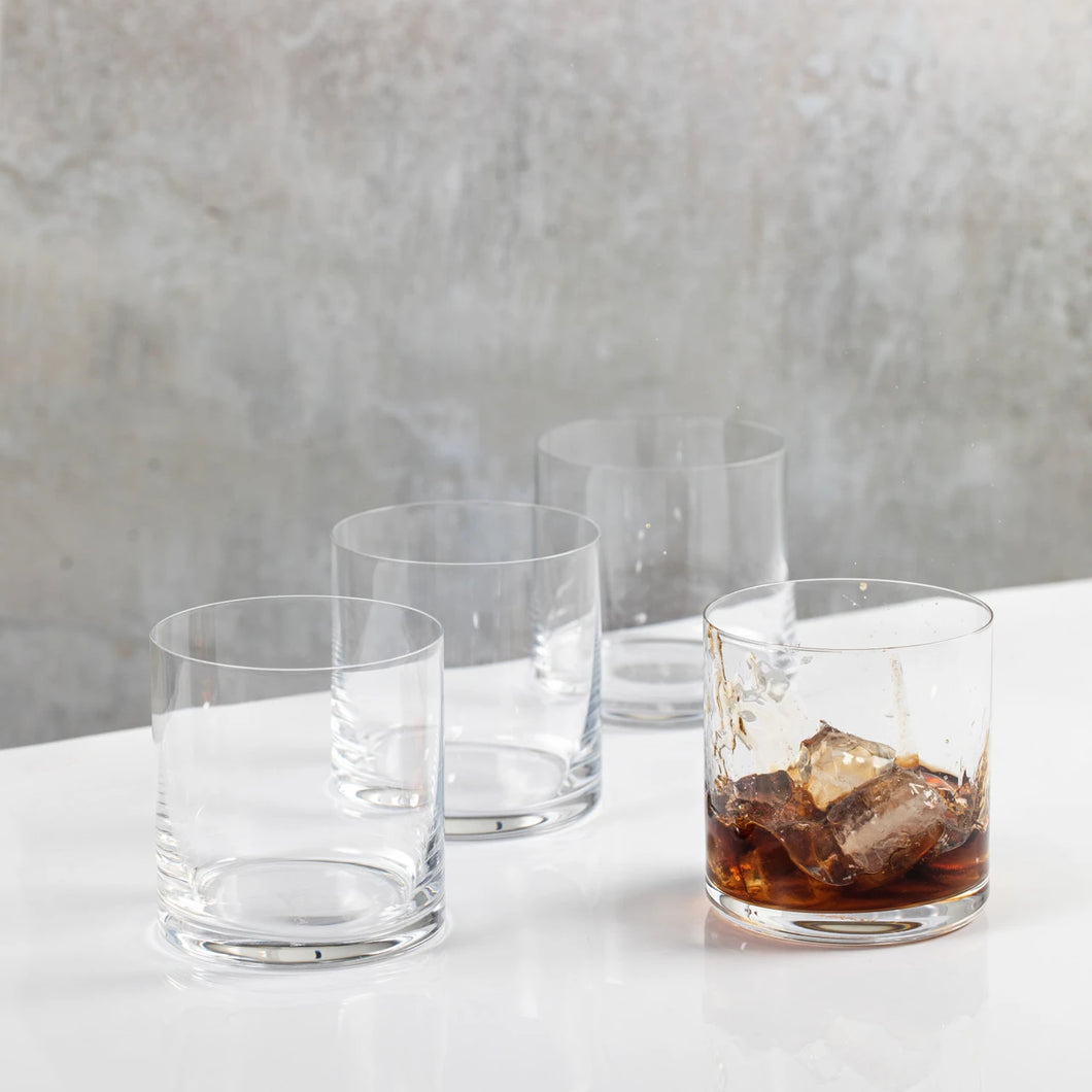 Mikasa Julie Set of 4 Double Old Fashioned Drinking Glasses 426ml