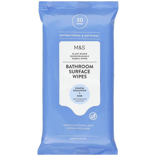 M&S Bathroom Wipes, 30 per pack