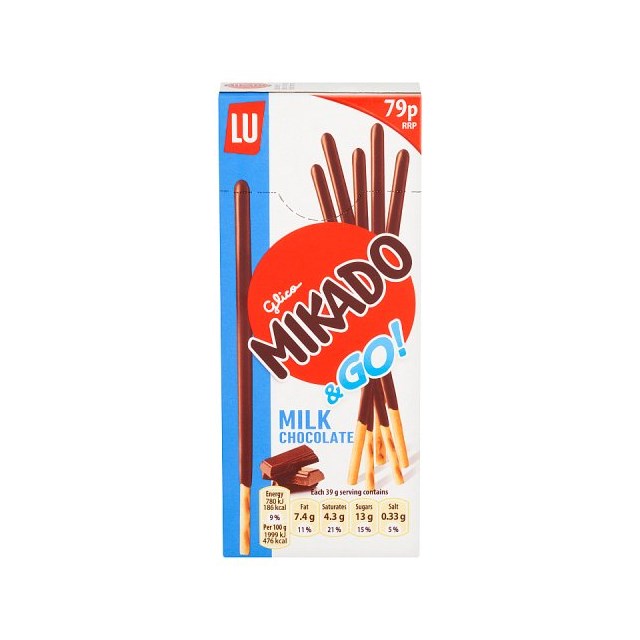 Lu Mikado - Milk Chocolate 39G