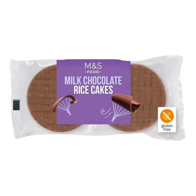 M&S Belgian Milk Chocolate Rice Cakes, 102g