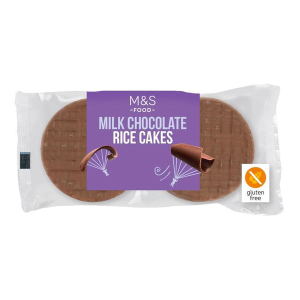 M&S Belgian Milk Chocolate Rice Cakes, 102g