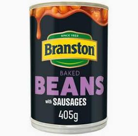 Branston Baked Beans With Sausages 405g