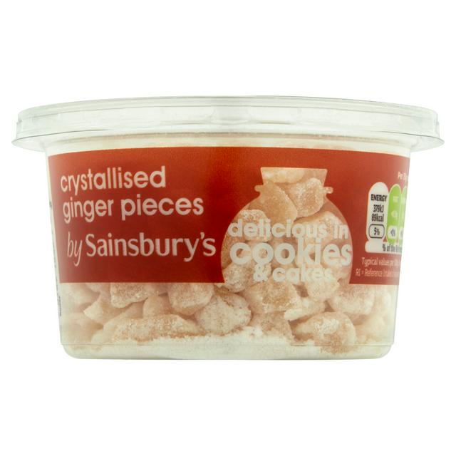 Sainsbury's Crystallised Ginger Pieces, 200g