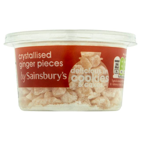 Sainsbury's Crystallised Ginger Pieces, 200g
