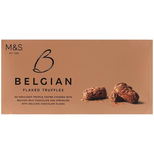 M&S Belgian Flaked Chocolate Truffles, 200g