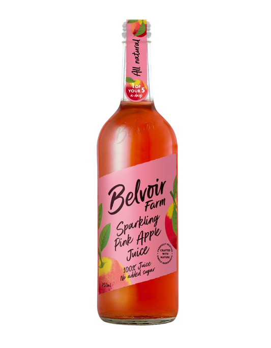 Belvoir Sparkling Pink Lady Apple Juice 750ml