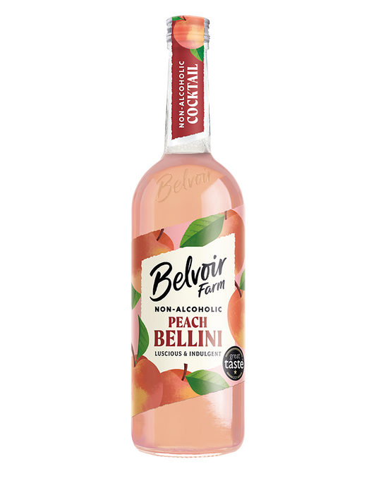 Belvoir Non-Alcoholic Peach Bellini 750ml