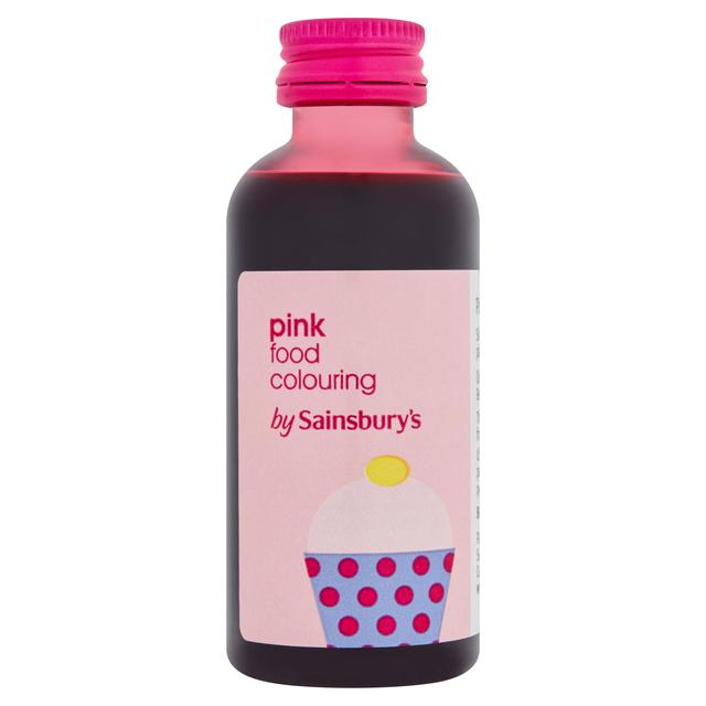 Sainsbury's Pink Food Colouring, 60ml