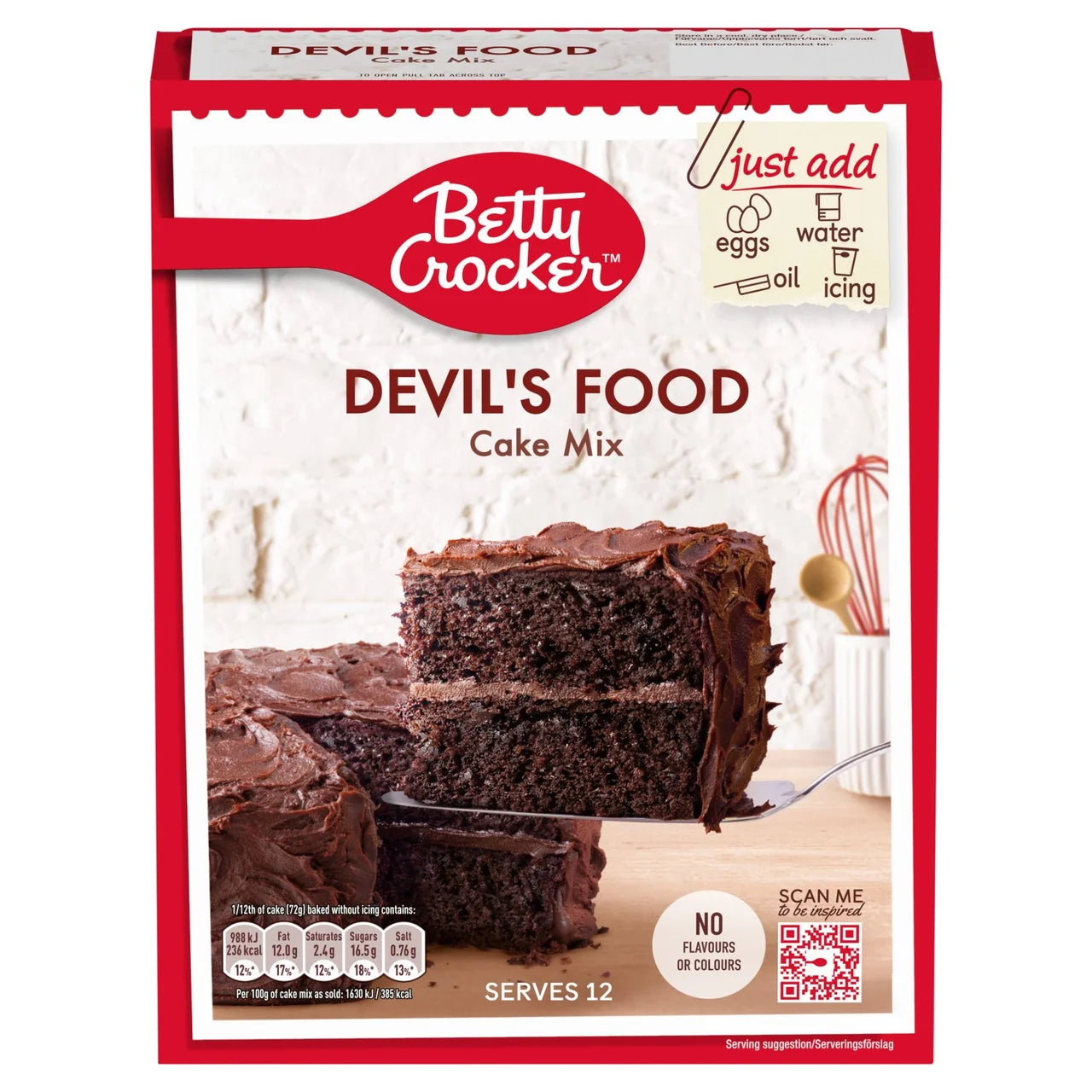 Betty Crocker Devils Food Cake Mix 425g