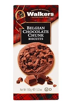 Walker's Belgian Chocolate Chunk Biscuits 150G