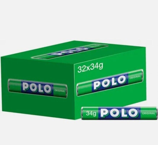 Polo Mints - Full Box 32 x 34g Tubes