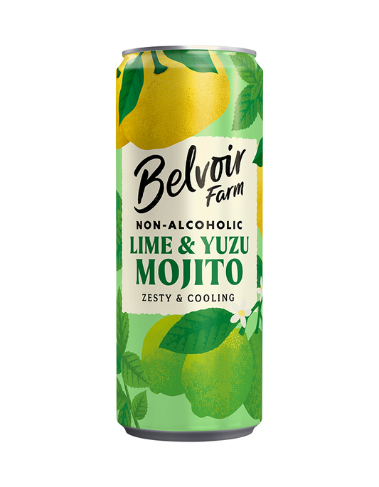 Belvoir Non-Alcoholic Lime & Yuzu Mojito - Can 250Ml
