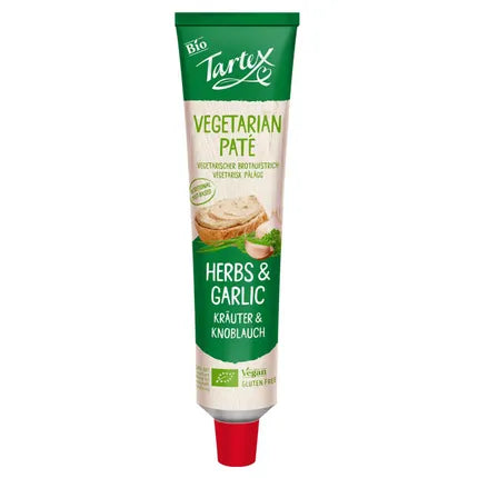 Tartex Vegetarian Paté - Herbs & Garlic 200G