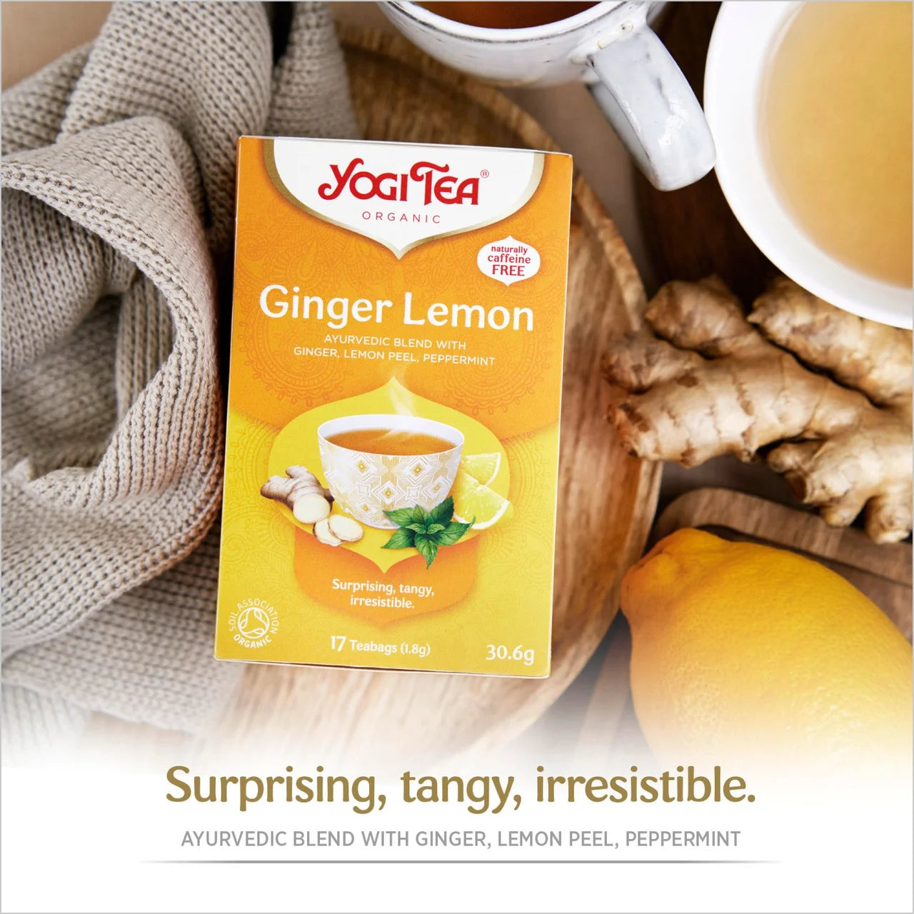 Yogi Tea Organic Ginger Lemon 17 per pack