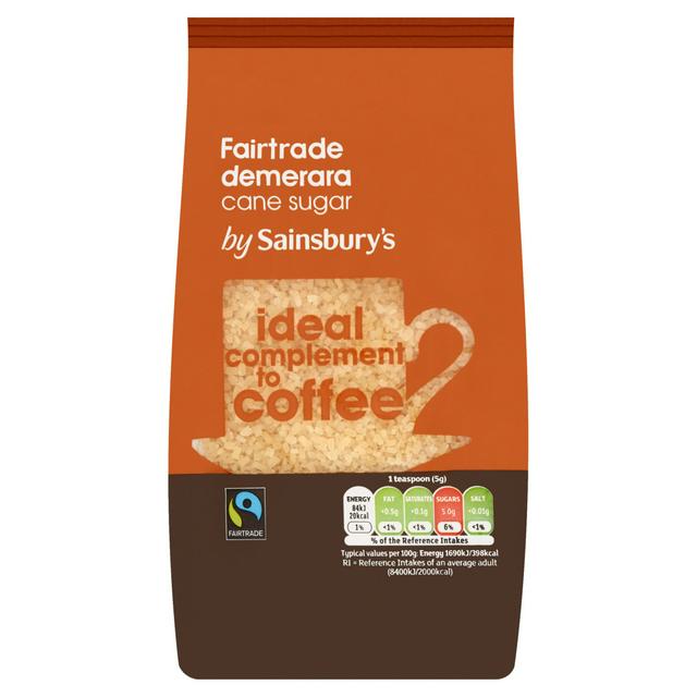 Sainsbury's Fairtrade Demerara Cane Sugar, 500g