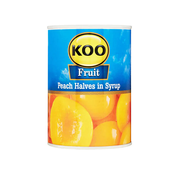 Koo Peach Halves In Syrup (410g)