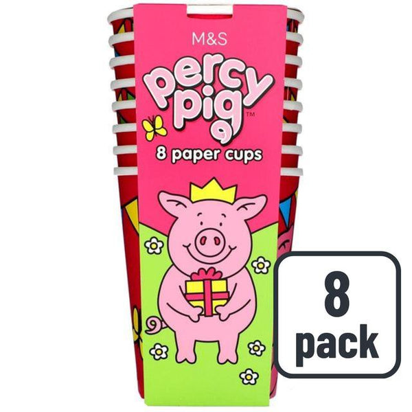 M&S Percy Pig Party Cups, 8 per pack