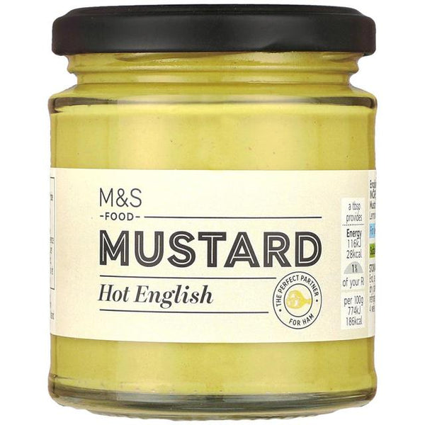 M&S Hot English Mustard, 180g