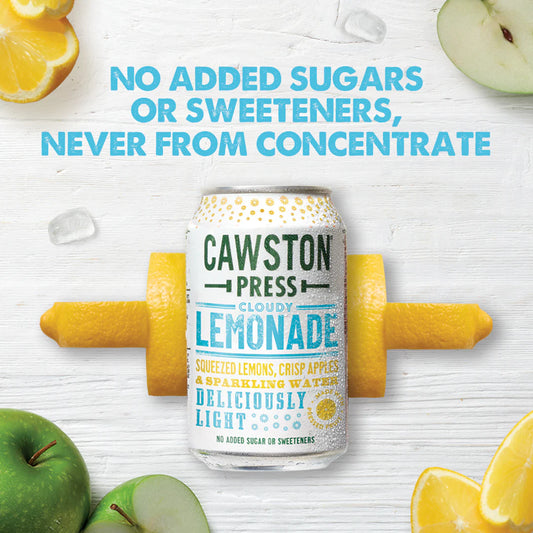 Cawston Press Sparkling Cloudy Lemonade - Can 330Ml