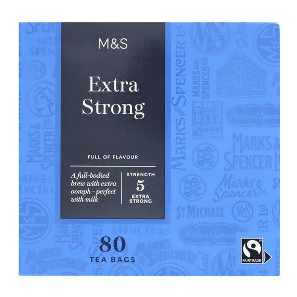 M&S Fairtrade Extra Strong Tea Bags, 80 Bags