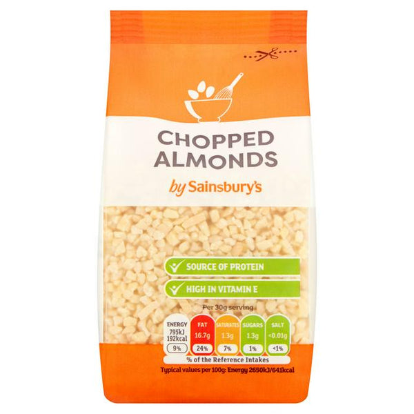Sainsbury's Almonds Chopped, 100g