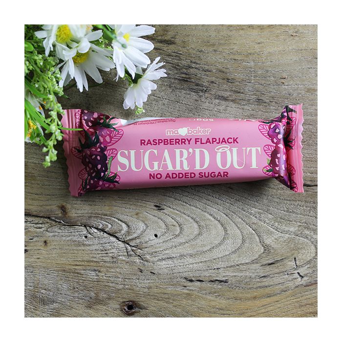 Ma Baker Sugar'D Out Raspberry Flapjack, 50g