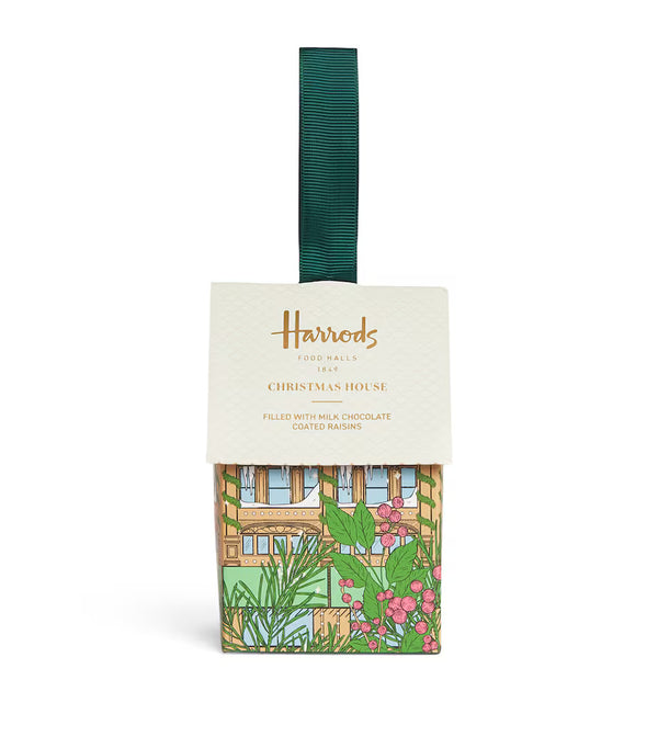 Harrods Christmas Choc Rasin House - 90g