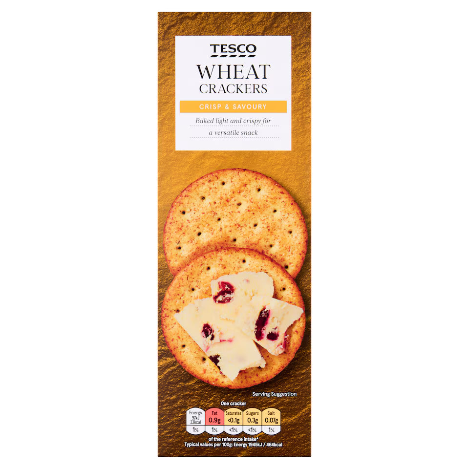 Tesco Wheat Cracker, 170g