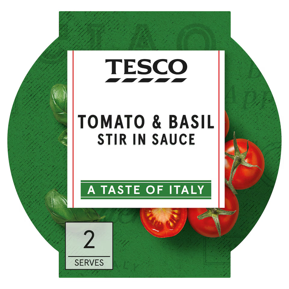Tesco Tomato & Basil Stir In Sauce, 155g