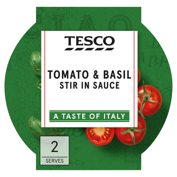 Tesco Tomato & Basil Stir In Sauce, 155g
