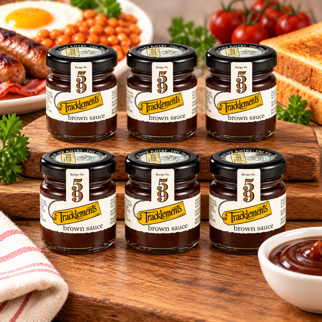 Tracklements  Brown Sauce Mini 35g - Pack of  6