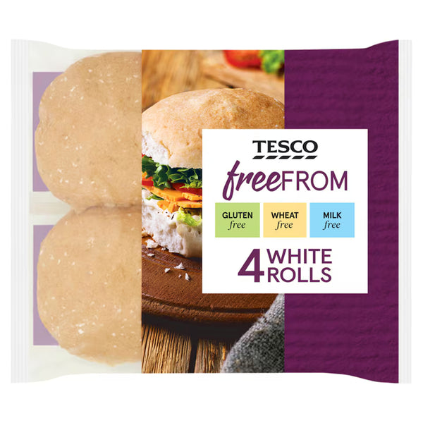 Tesco Free From White Rolls