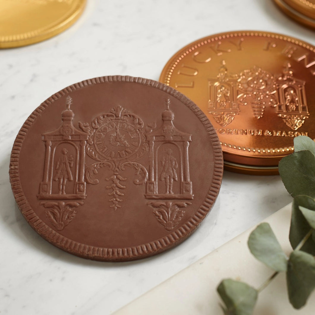 Fortnum & Mason Lucky Penny Chocolate Coin, 90g