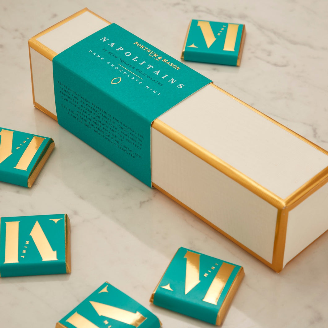 Fortnum & Mason 28 Piece Mint Napolitains, 182g