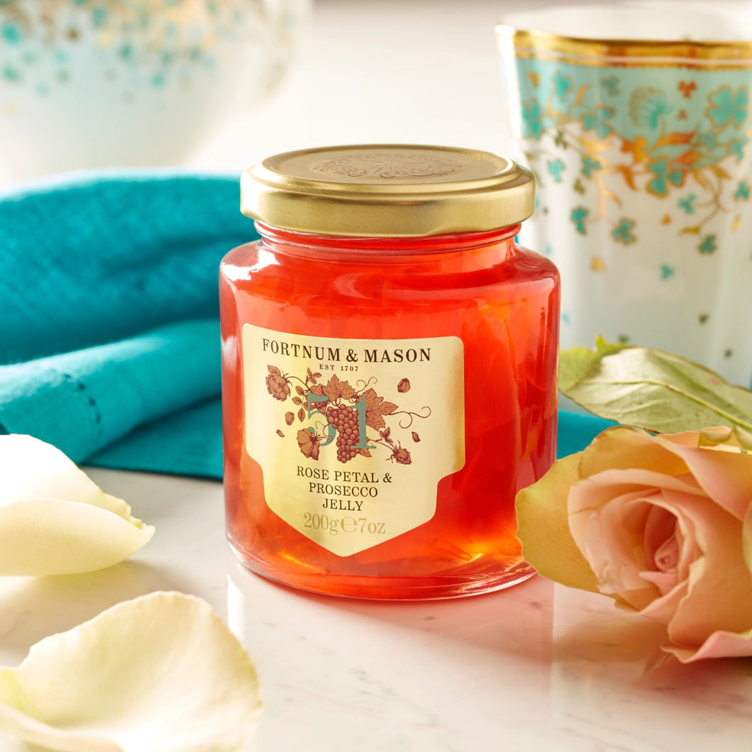Fortnum & Mason Rose Petal & Prosecco Jelly, 200g