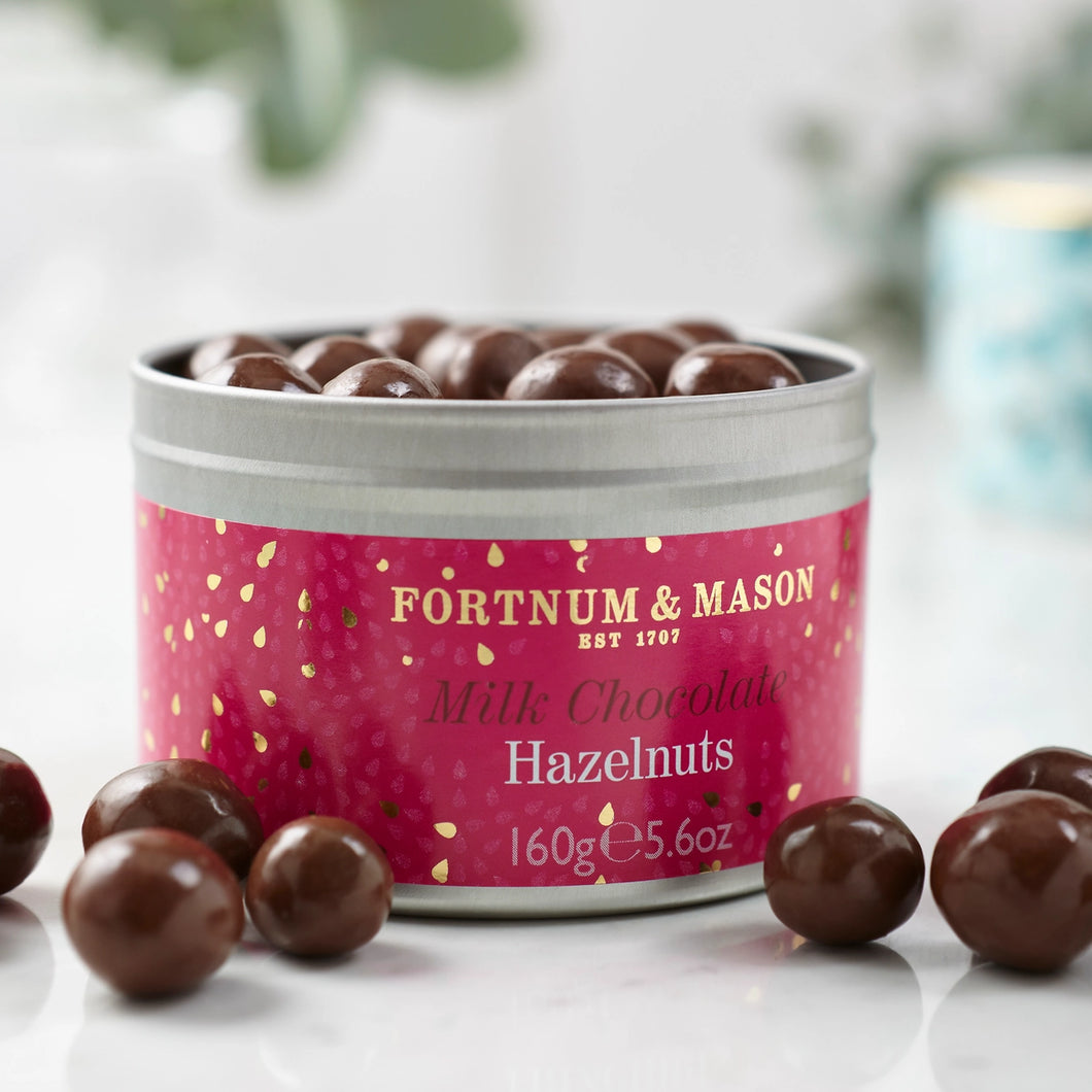 Fortnum & Mason Milk Chocolate Hazelnuts, 160g