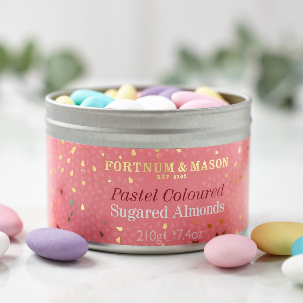 Fortnum & Mason Pastel Coloured Sugared Almonds, 210g