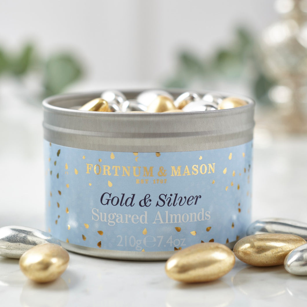 Fortnum & Mason Gold & Silver Sugared Almonds, 210g