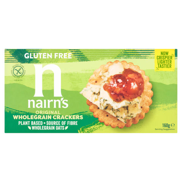 Nairns Gluten Free Wholegrain Crackers, 160g
