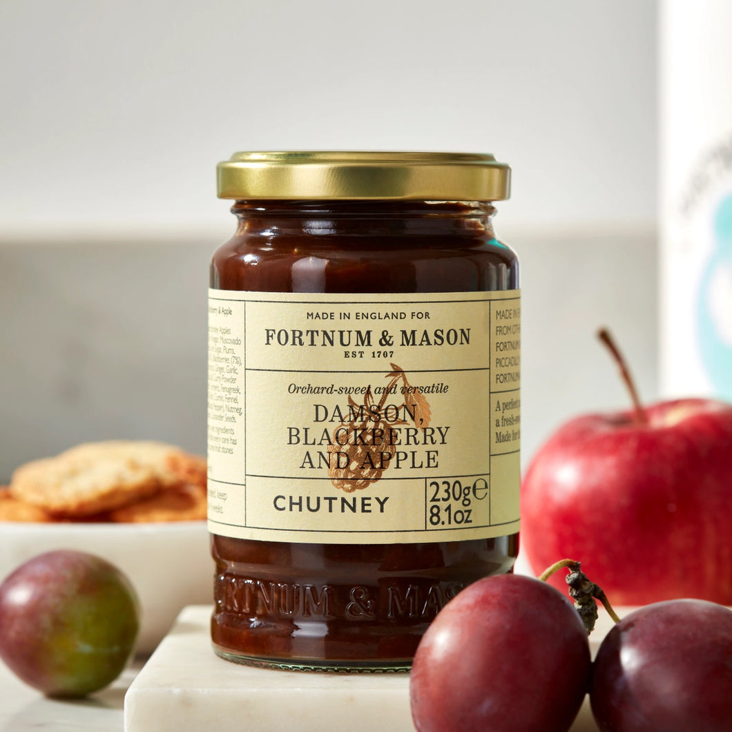 Fortnum & Mason Damson, Blackberry & Apple Chutney, 230g
