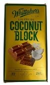 Whittaker's Coconut Block Chocolate, 33% Cocoa, 250g